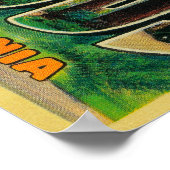 カリフォルニア州レッドウッズ – ラージ・レター・シーン ポスター (角)