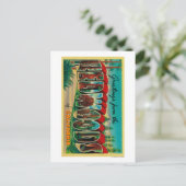 カリフォルニア州レッドウッズ – ラージ・レター・シーン ポストカード (スタンド正面)