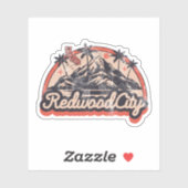 カリフォルニア州レッドウッドシティ シール (シート)