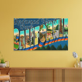 カリフォルニア州レッドウッドナットル公園 キャンバスプリント (インサイチュ (リビング))