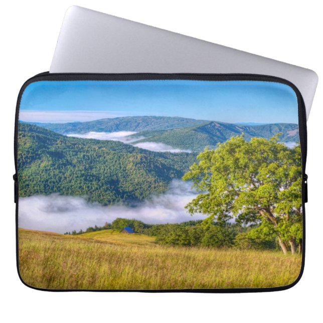 カリフォルニア州レッドウッド国立公園 ラップトップスリーブ (正面)