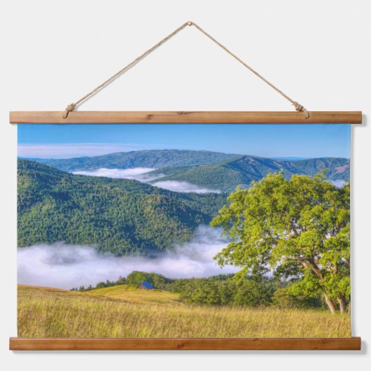 カリフォルニア州レッドウッド国立公園 吊り下げ型タペストリー (正面)