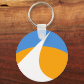 カリフォルニア州レディング州旗 キーホルダー (正面)