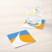 カリフォルニア州レディング州旗 スクエアペーパーコースター (インサイチュ)