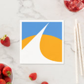 カリフォルニア州レディング州旗 スタンダードカクテルナプキン (インサイチュ)