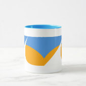 カリフォルニア州レディング州旗 マグカップ (中央)