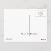 カリフォルニア州レドンドービーチのタグボート ポストカード (裏面)