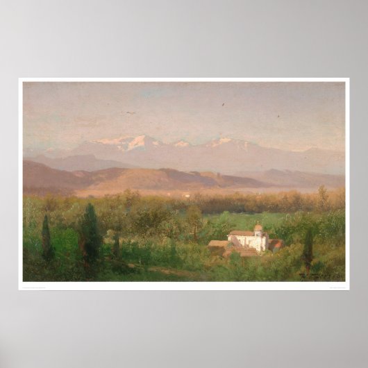 カリフォルニア州ロサンゼルスに近い谷(0704A) ポスター (正面)