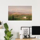 カリフォルニア州ロサンゼルスに近い谷(0704A) ポスター (ホームオフィス)