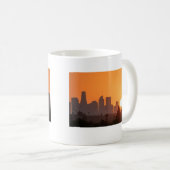 カリフォルニア州ロサンゼルスの夕日 コーヒーマグカップ (正面右)