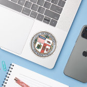 カリフォルニア州ロサンゼルスの封印 シール (ノートパソコンとiPhone)