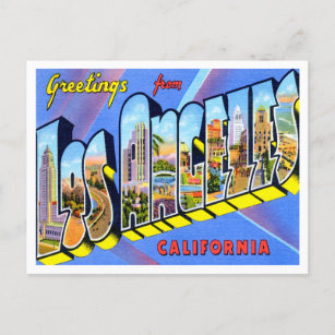 カリフォルニア州ロサンゼルスの旅行 ポストカード