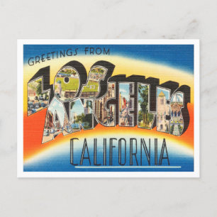 カリフォルニア州ロサンゼルスの旅行 ポストカード