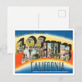 カリフォルニア州ロサンゼルスの旅行 ポストカード (正面/裏面)
