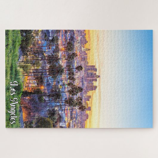 カリフォルニア州ロサンゼルスの美しい晴れの日 ジグソーパズル (横)