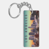 カリフォルニア州ロサンゼルスダウンタウン キーホルダー (正面左)