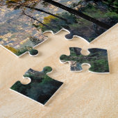 カリフォルニア州ロサンゼルス上空の曇り日 ジグソーパズル (側面)