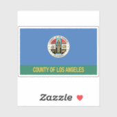 カリフォルニア州ロサンゼルス県国旗 シール (シート)