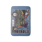 カリフォルニア州ロサンゼルス 古地図 空中鳥瞰図 バスマット (正面縦)