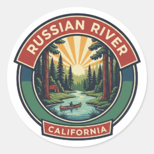 カリフォルニア州ロシアンリバーでのカヤック ラウンドシール
