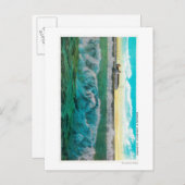 カリフォルニア州ロングビーチのブレーカー ポストカード (正面/裏面)