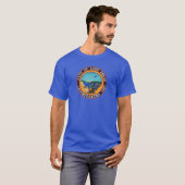 カリフォルニア州ロングビーチシール Tシャツ (正面フル)