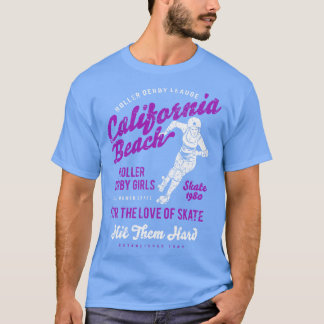 カリフォルニア州ローラーダービー Tシャツ