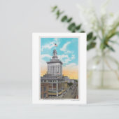 カリフォルニア州ワシントンStreetOaklandの空中表示 ポストカード (スタンド正面)