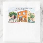 カリフォルニア州ヴェネツィア 長方形シール (バッグ)