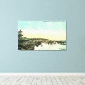 カリフォルニア州ヴォードルサンタ・クルスのブレーカーズの景色 キャンバスプリント (インサイチュ (ウッドフロア))