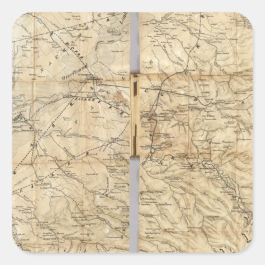 カリフォルニア州中部 スクエアシール (正面)