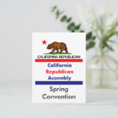 カリフォルニア州共和党機関区 ポストカード (スタンド正面)