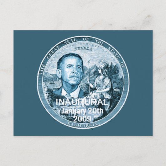 カリフォルニア州創刊はがき ポストカード (正面)