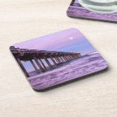 カリフォルニア州埠頭上の紫の夜明け コースター (左側)