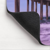 カリフォルニア州埠頭上の紫の夜明け マウスパッド (コーナー)