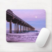 カリフォルニア州埠頭上の紫の夜明け マウスパッド (マウス)