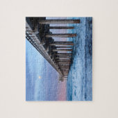 カリフォルニア州埠頭上満月 ジグソーパズル (縦)