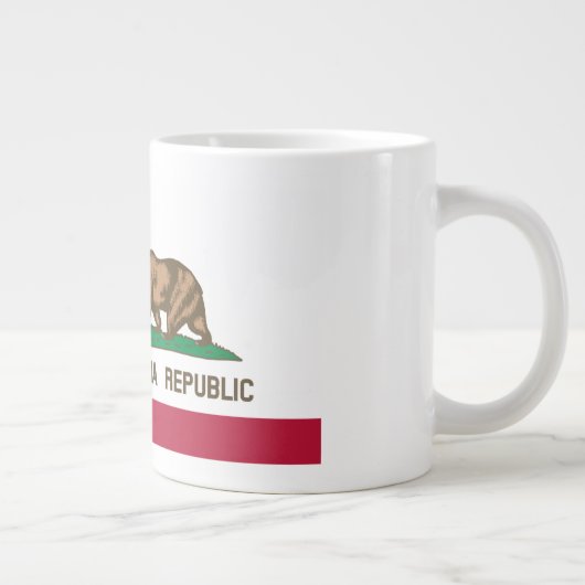 カリフォルニア州旗とモットマグ ジャンボコーヒーマグカップ (右)