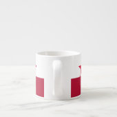 カリフォルニア州旗のデザイン エスプレッソカップ (裏面)