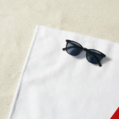 カリフォルニア州旗の星 ビーチタオル (インサイチュ)