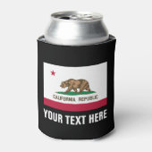 カリフォルニア州旗はビール保持者を冷却することができる 缶クーラー (缶正面)