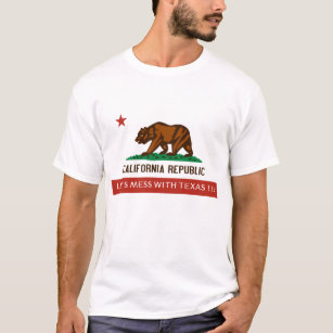 カリフォルニア州旗は、私達が!テキサス州と台なしにすることを可能にしました!! Tシャツ