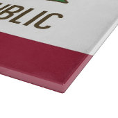 カリフォルニア州旗を持つ愛国的な裁断ボード カッティングボード (角)