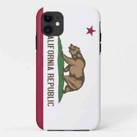 カリフォルニア州旗を持つIPhone 5ケース Case-Mate iPhoneケース (裏面)