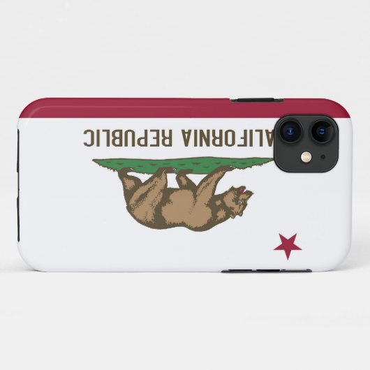 カリフォルニア州旗を持つIPhone 5ケース Case-Mate iPhoneケース (裏面(横))