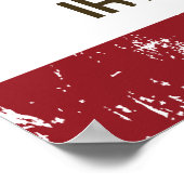 カリフォルニア州旗アーバイン ポスター (角)