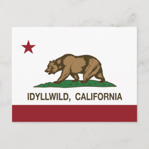 カリフォルニア州旗イディルワイルド ポストカード