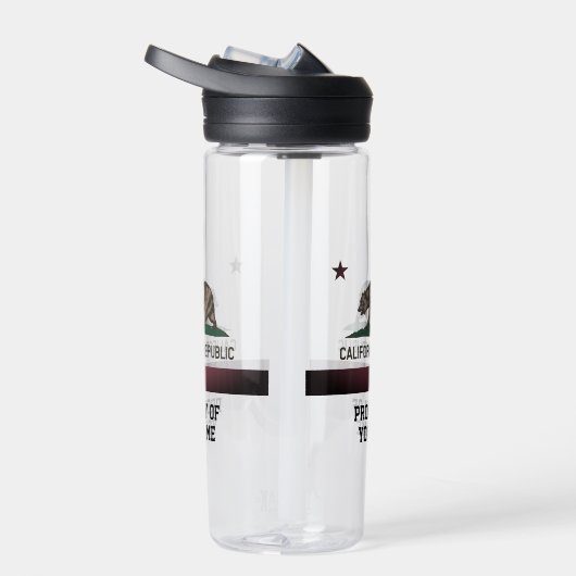 カリフォルニア州旗カスタム水瓶 ウォーターボトル (右面)