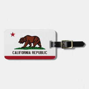 カリフォルニア州旗カスタム荷物タグ ラゲッジタグ