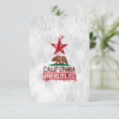 カリフォルニア州旗クマinパインターリースタイル (スタンド正面)